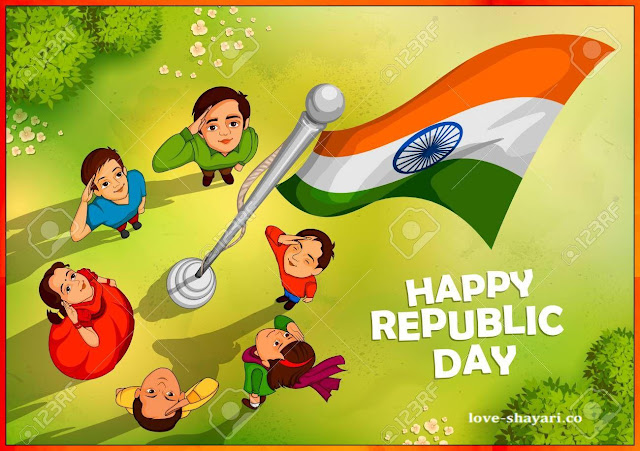 happy republic day flag images