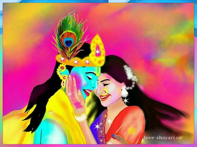 beautiful radha krishna holi images	
