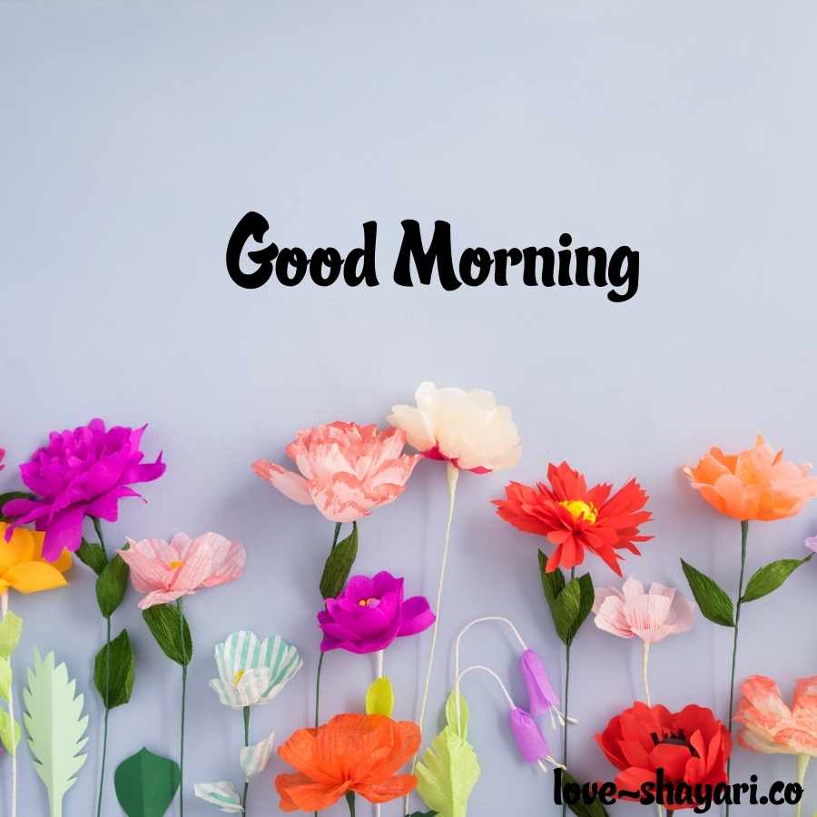 flower images with good morning