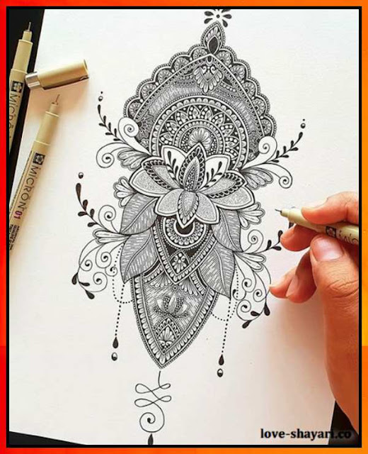 beautiful creative mandala art