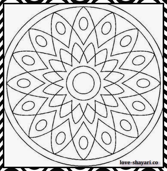 easy mandala art for beginners
