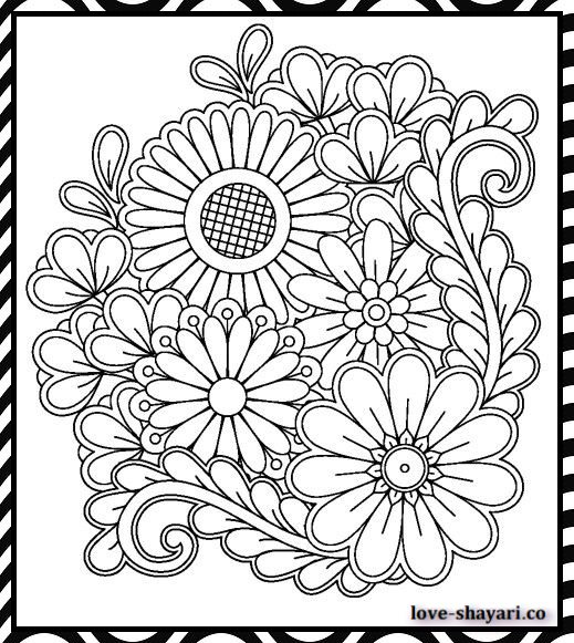 flower mandala art