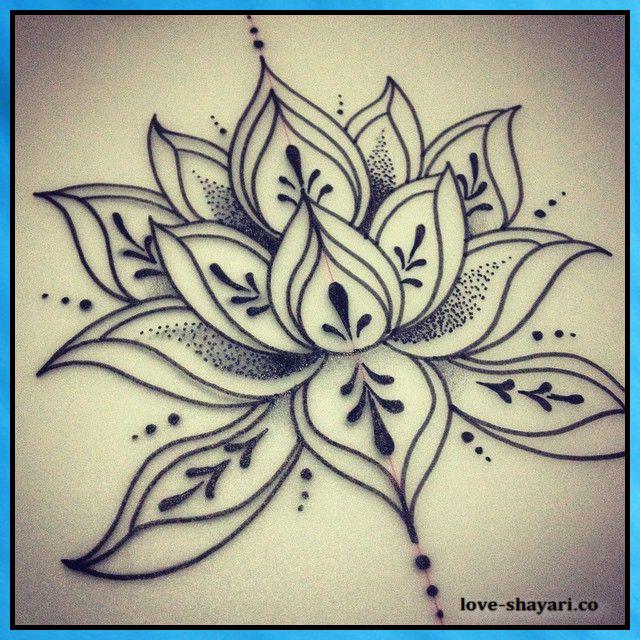 flower mandala drawing