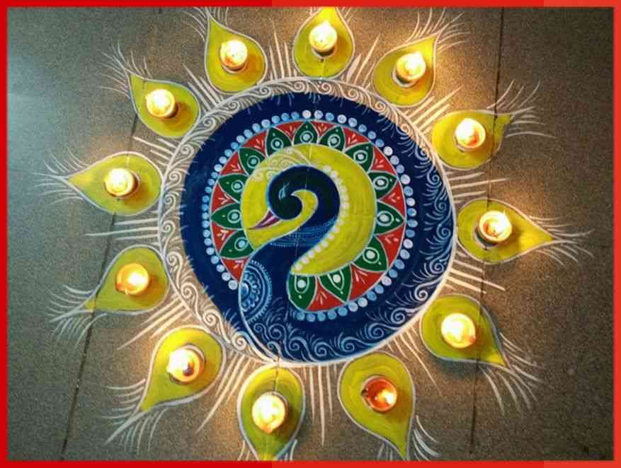 easy simple rangoli designs for diwali
