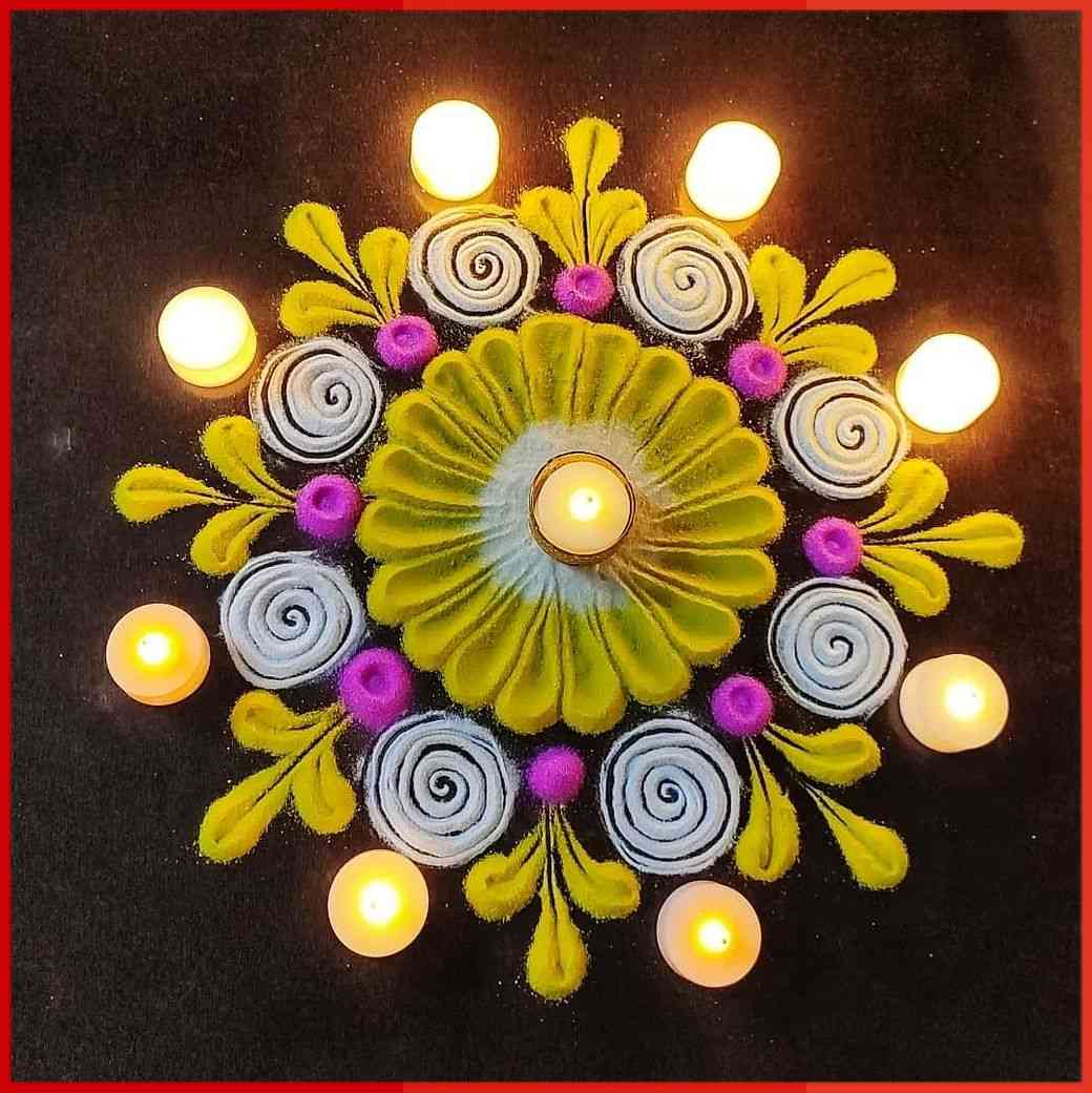 beautiful designs of rangoli for diwali

