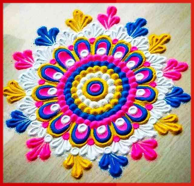 rangoli design for diwali
