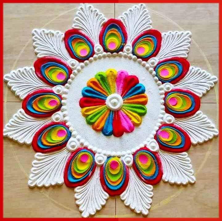 simple rangoli designs for diwali
