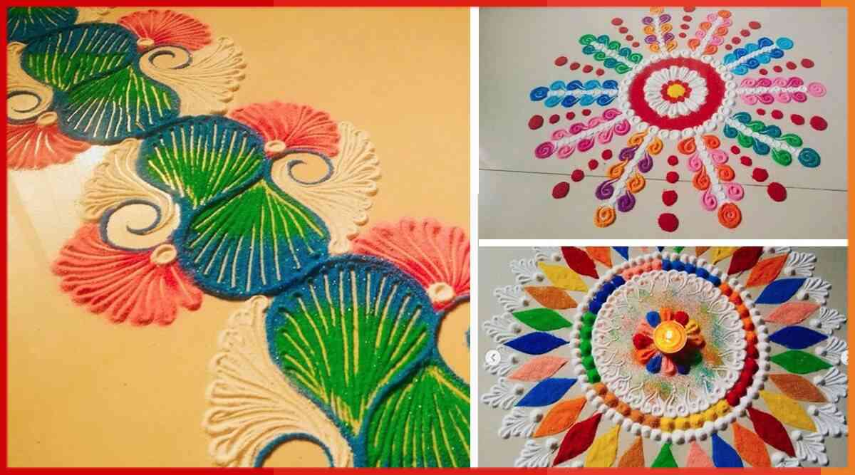 diwali special rangoli designs images
