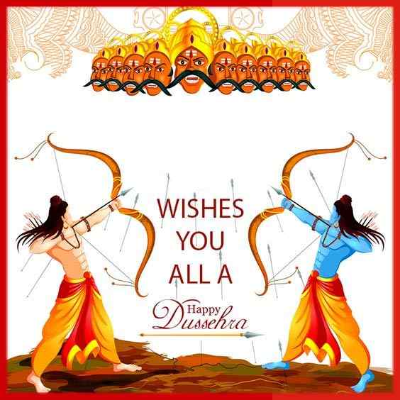 Wish you all happy dussehra