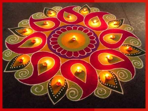 beautiful rangoli for diwali
