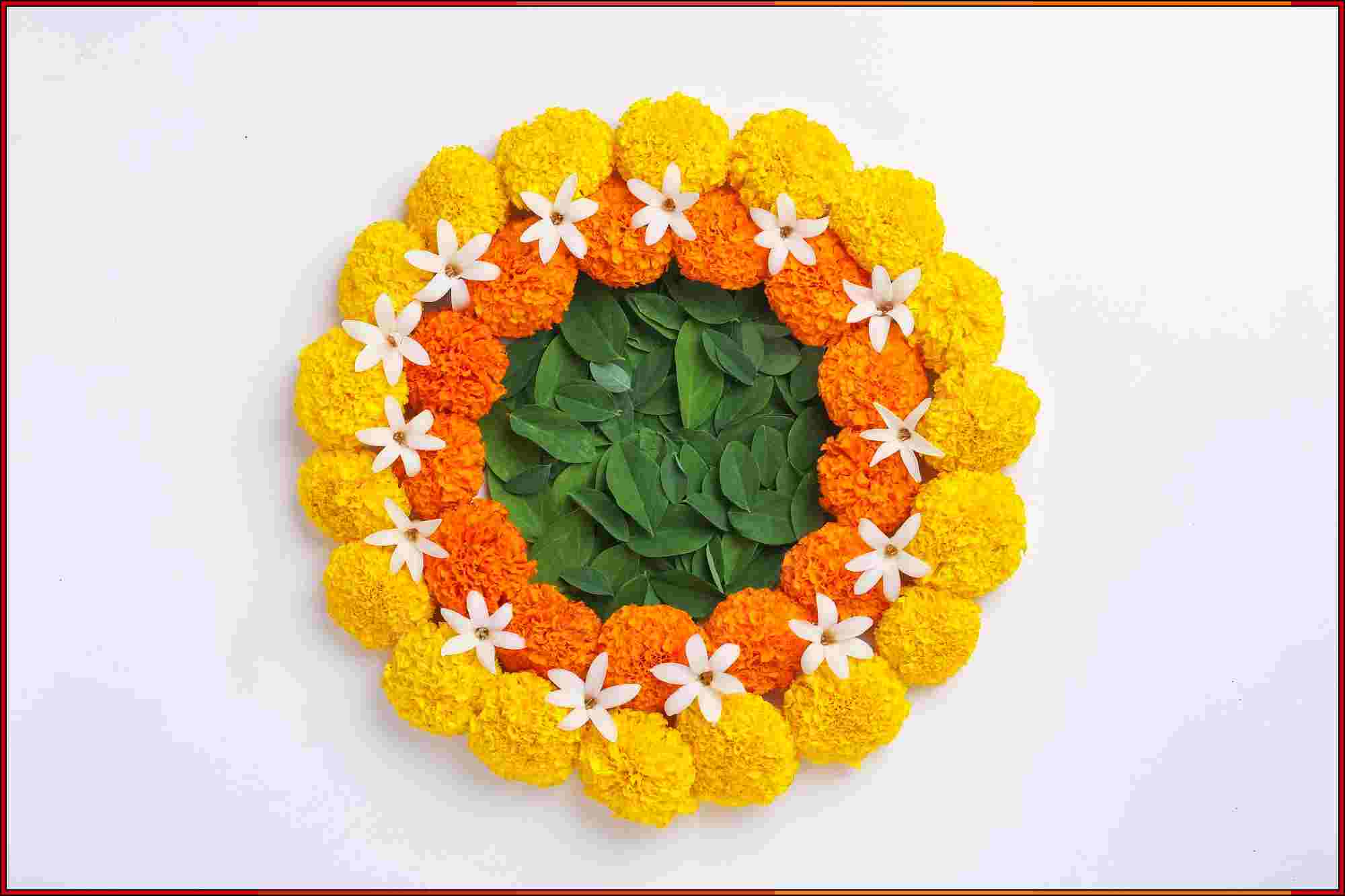 flower rangoli designs for diwali simple

