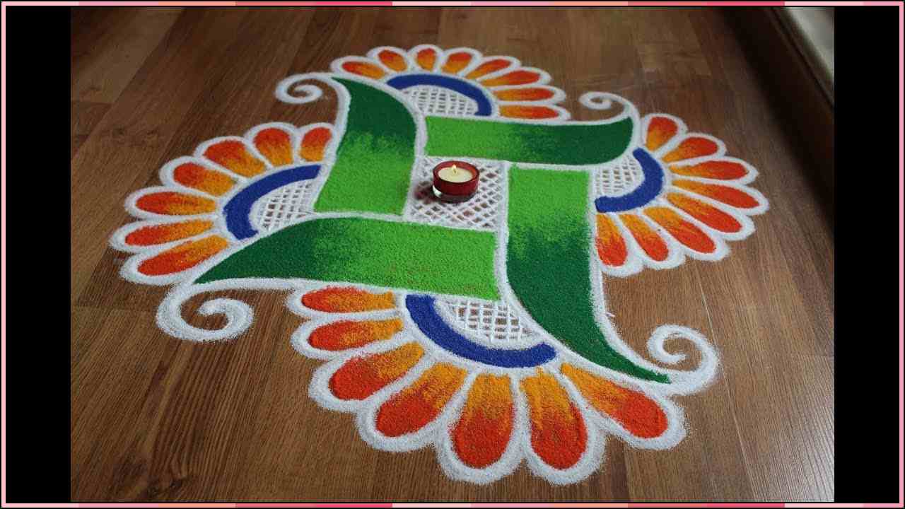 free hand rangoli designs for daily use
