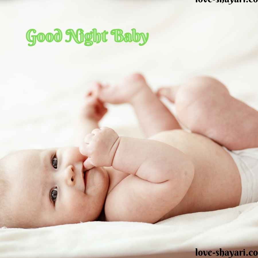 good night beautiful baby images