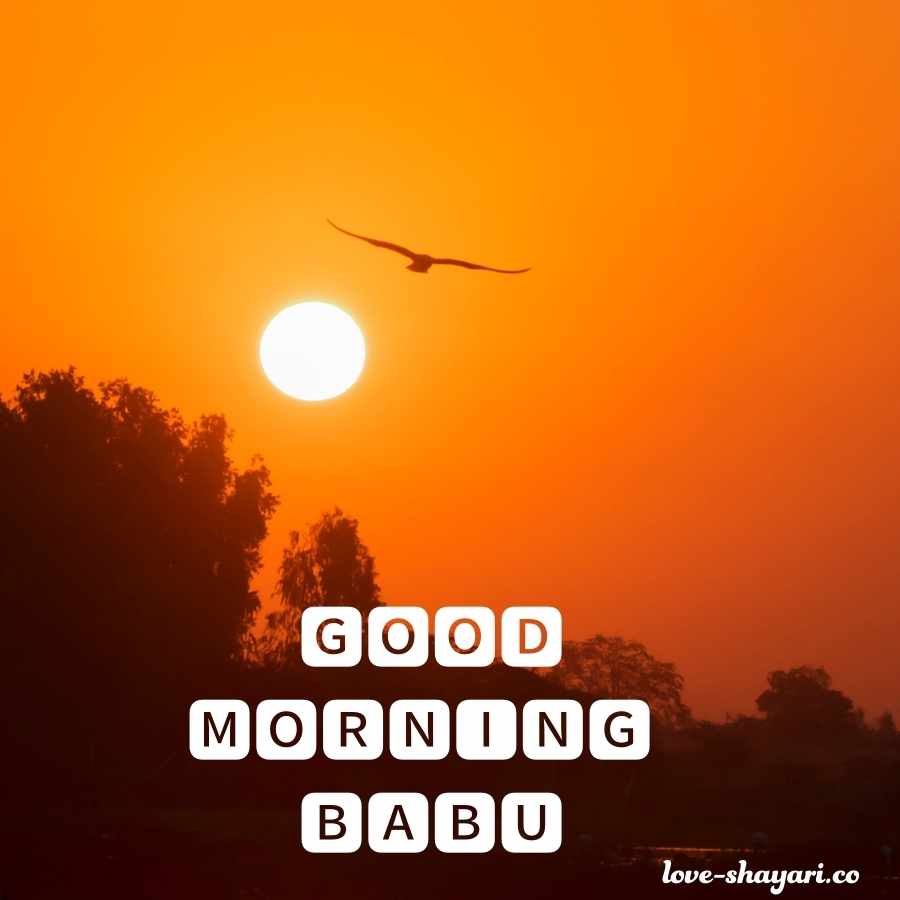 good morning love images for babu