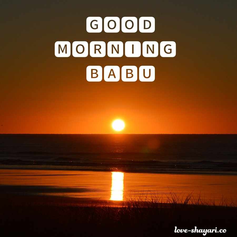 good morning love for babu