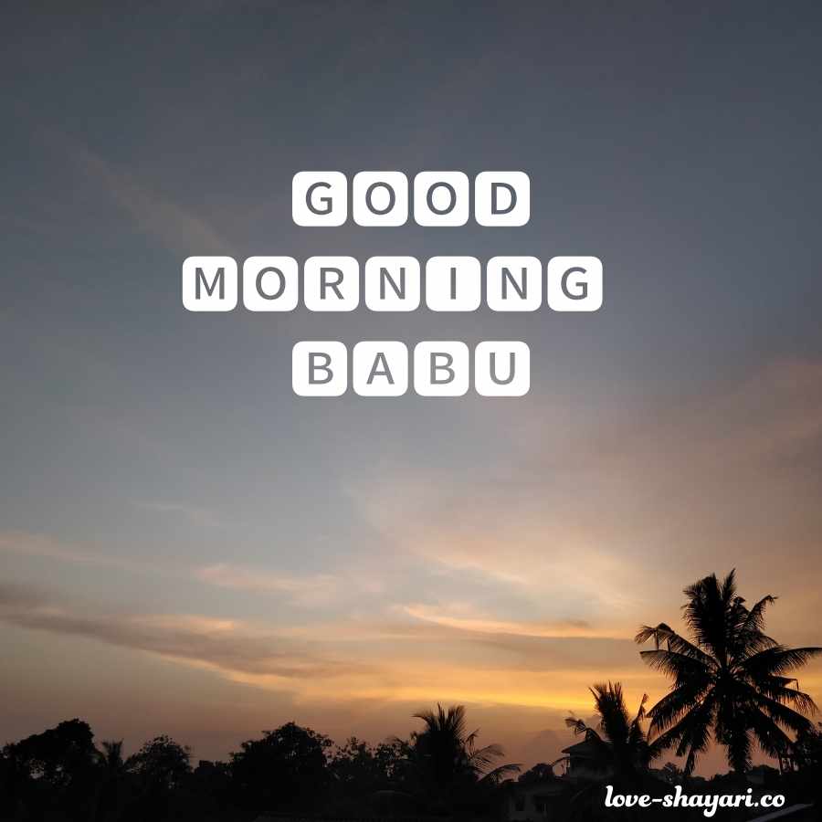 good morning love pictures for babu
