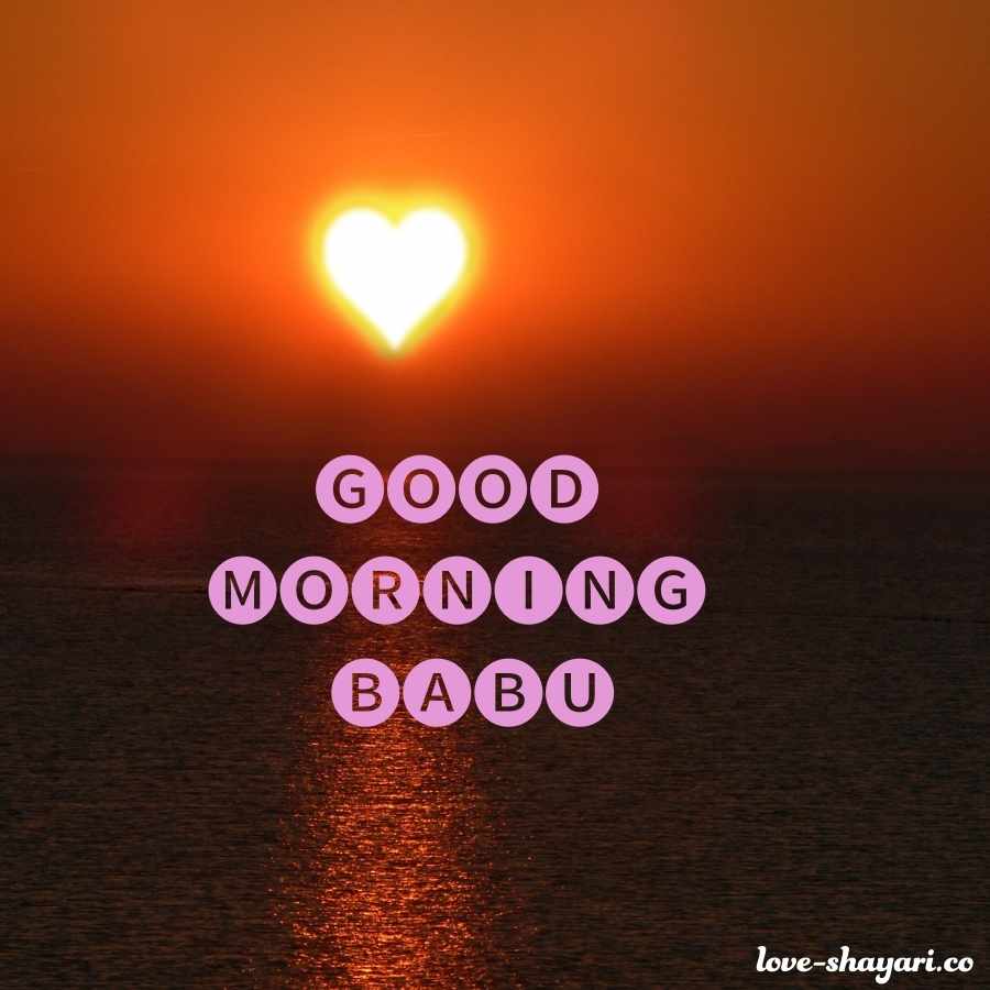 lovely good morning image for babu