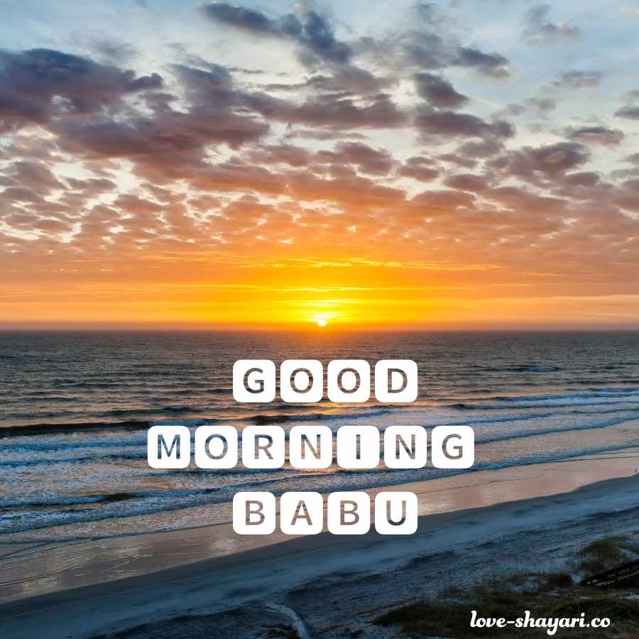 good morning love babu
