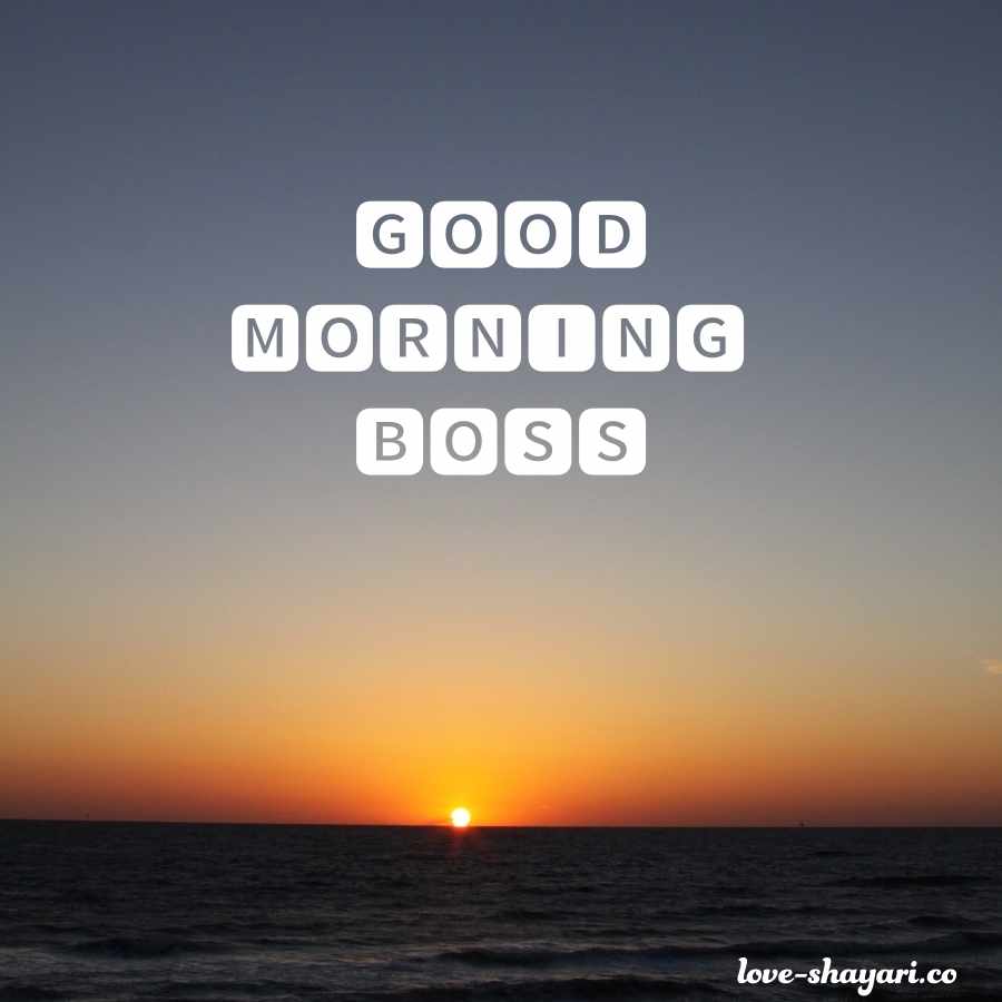 good morning image for boss