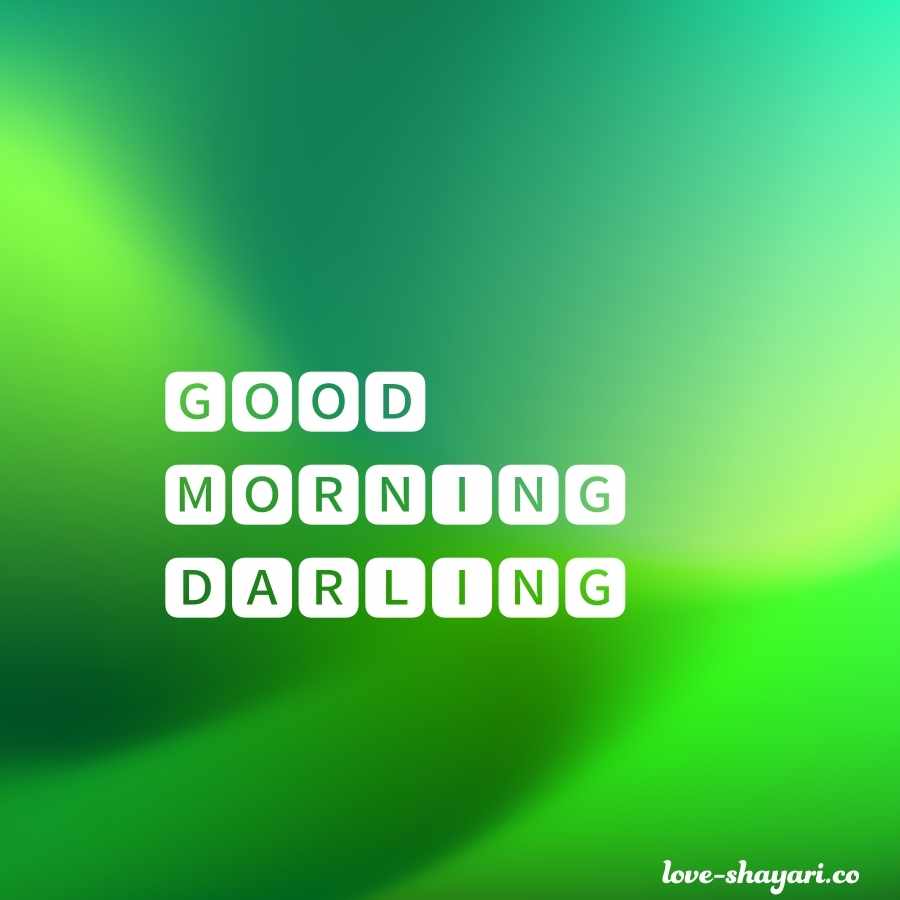 good morning my darling image
