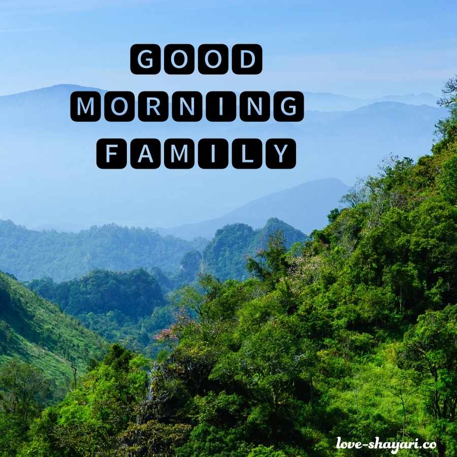 good morning images for family