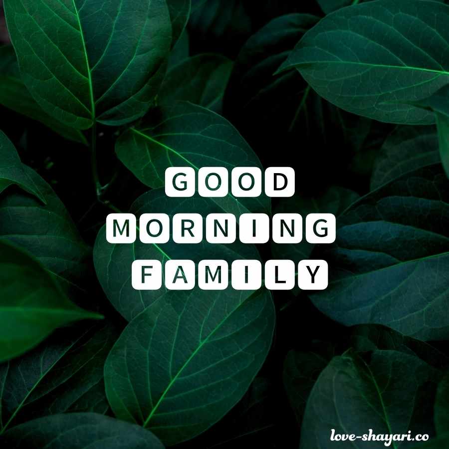 good morning family happy friday
