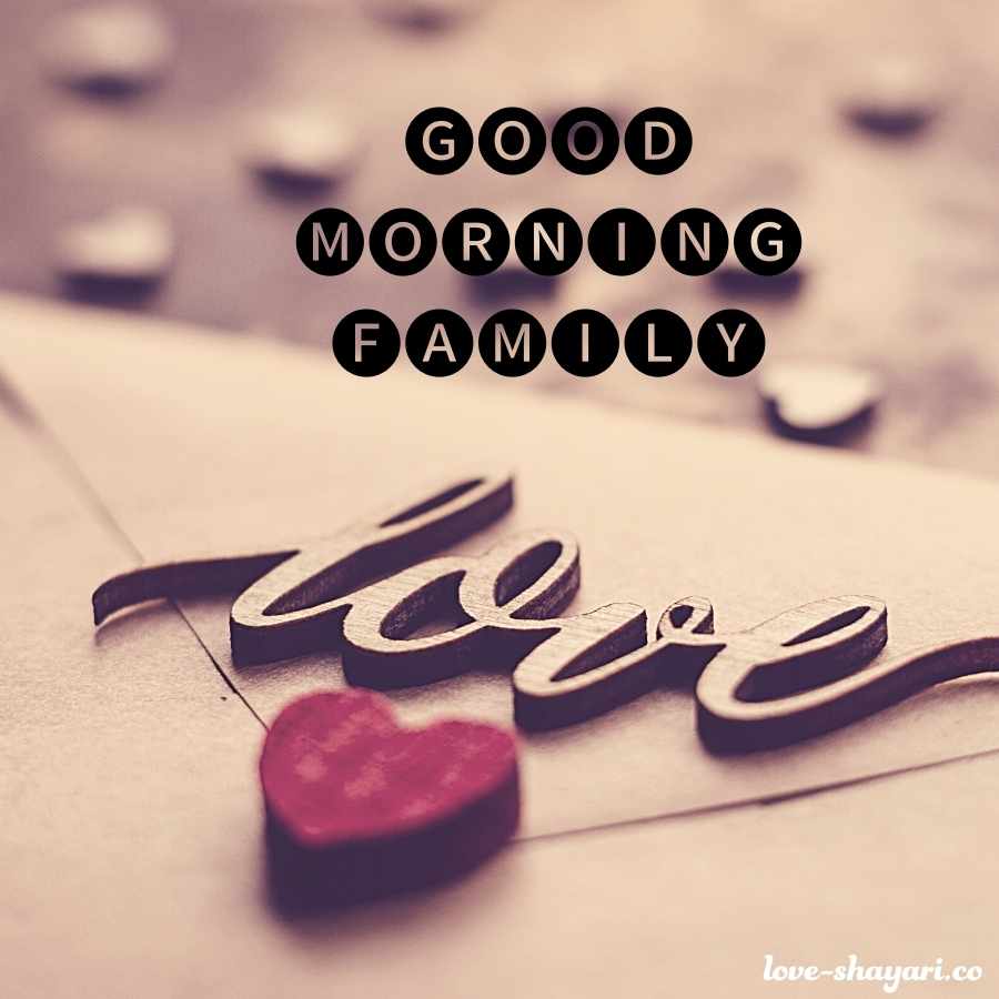 family morning images