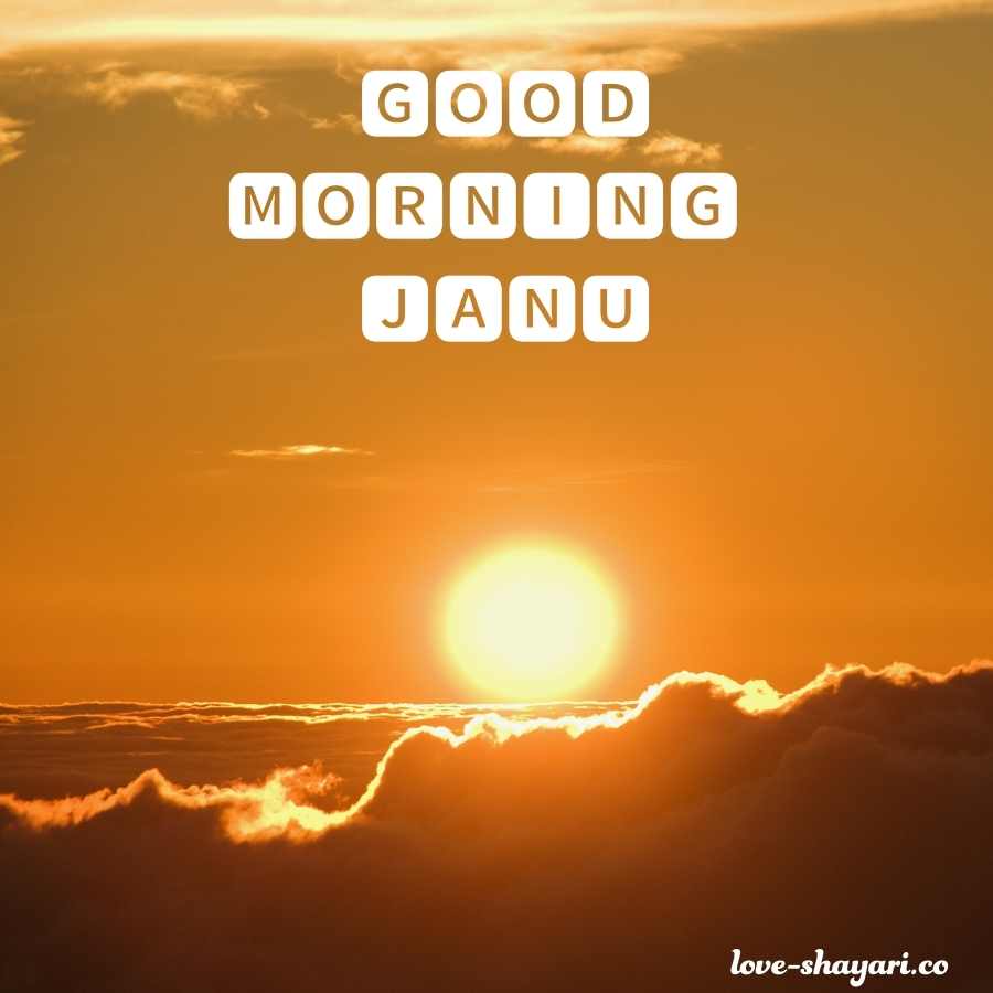 good morning my janu