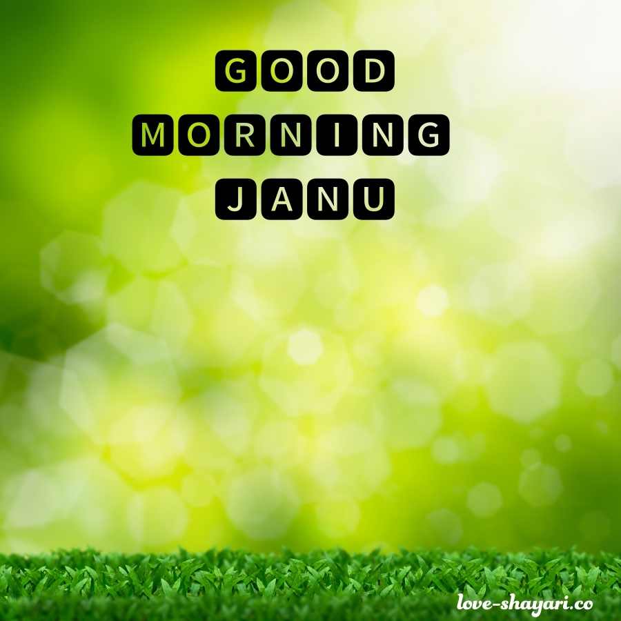good morning my jaan