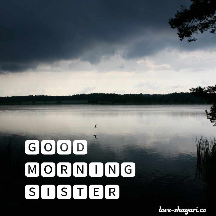 good morning status for sister