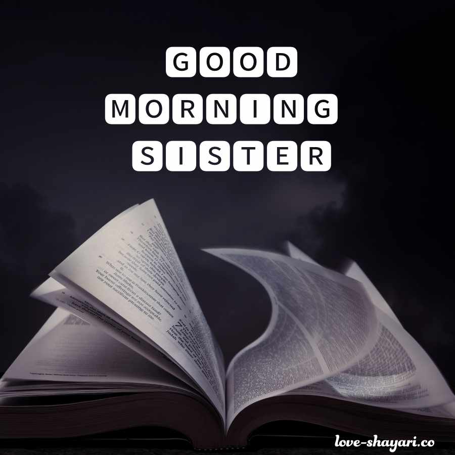 sister good morning image