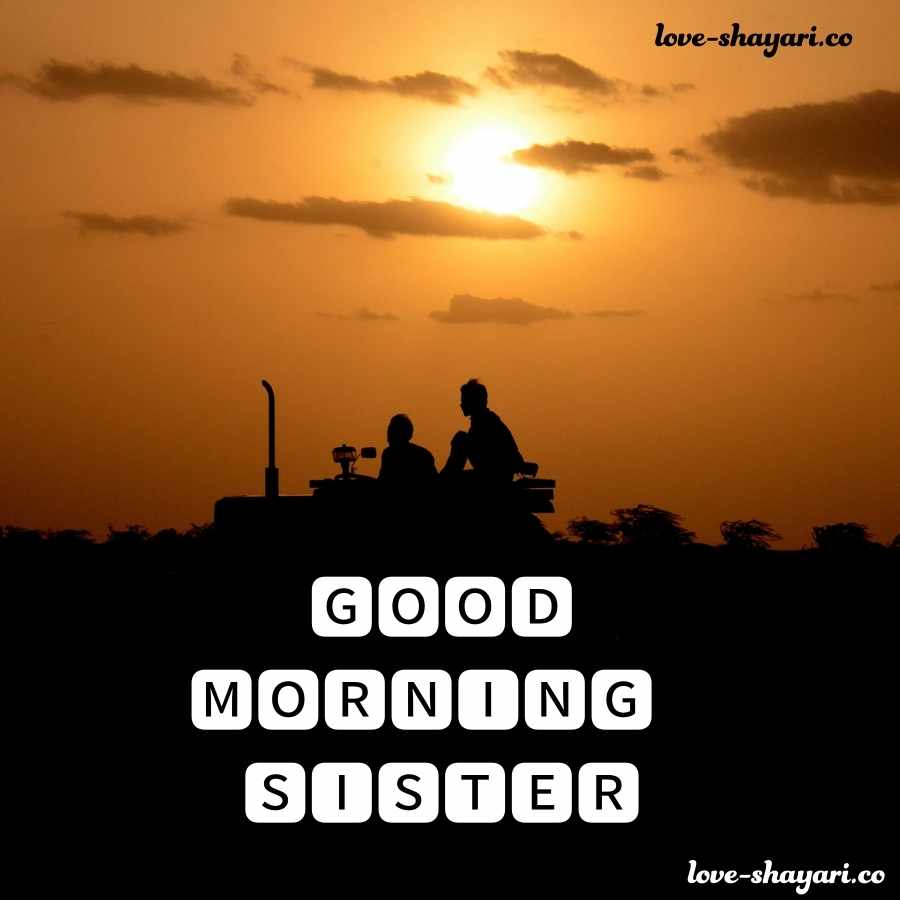 good morning images for sister