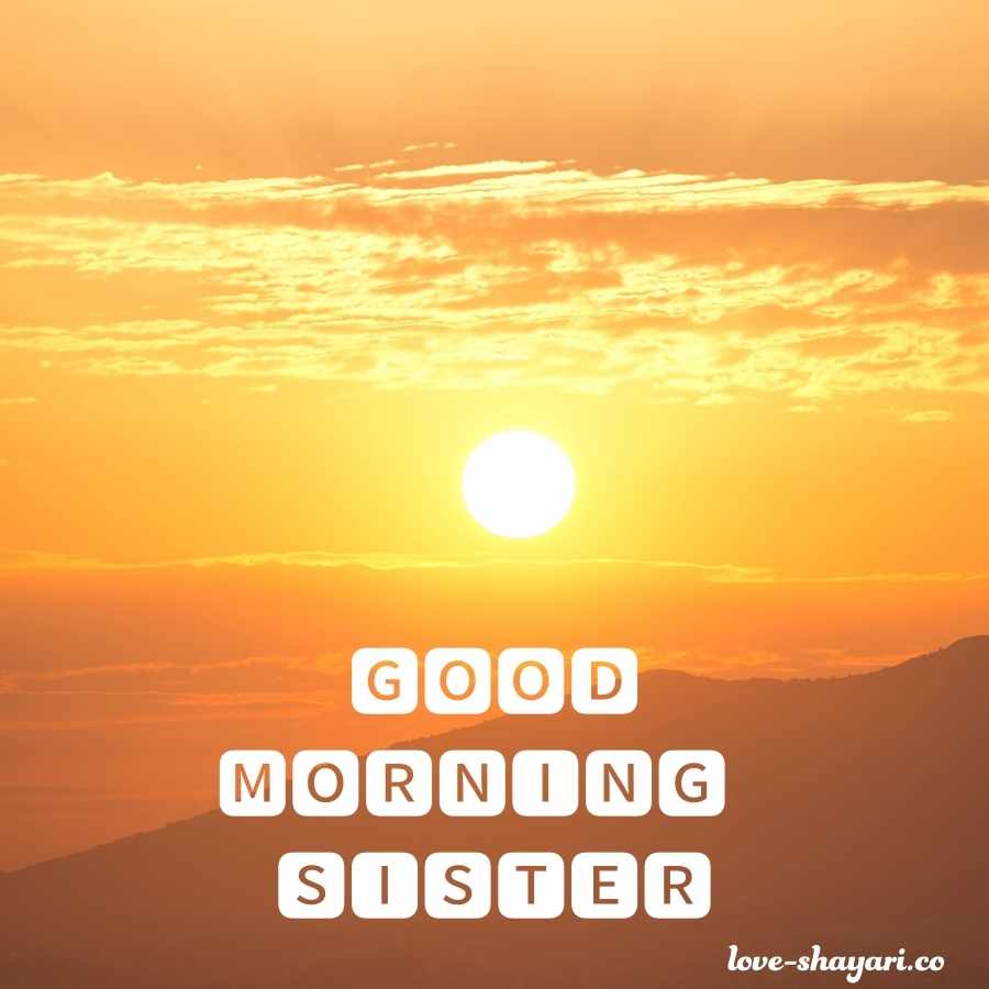 good morning sister