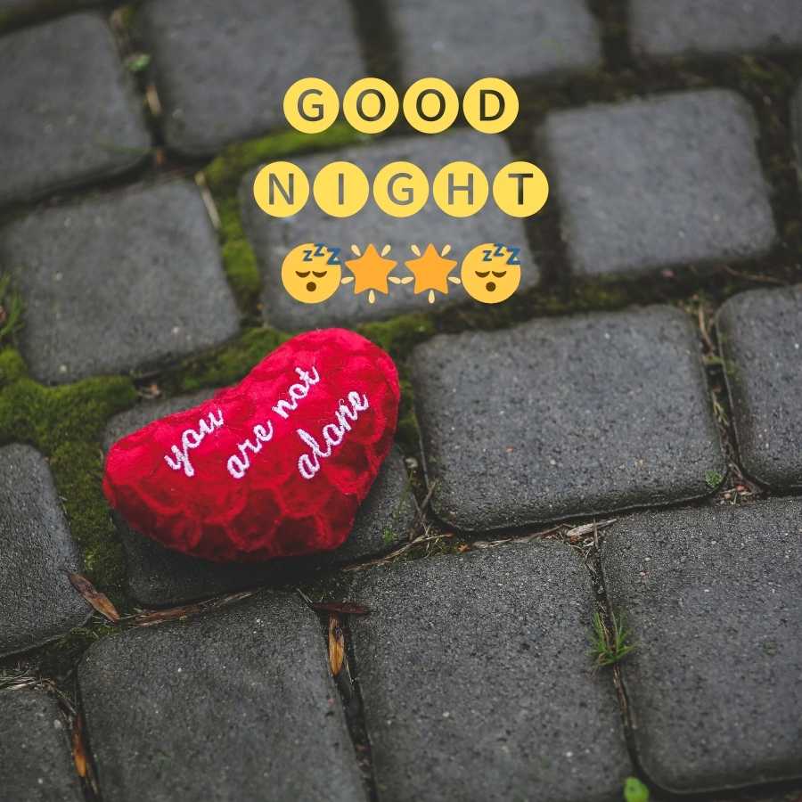 Good Night love with heart